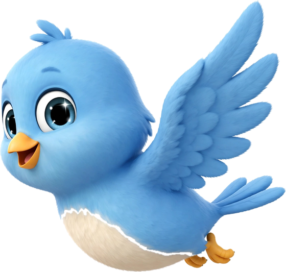 Pippa the bluebird