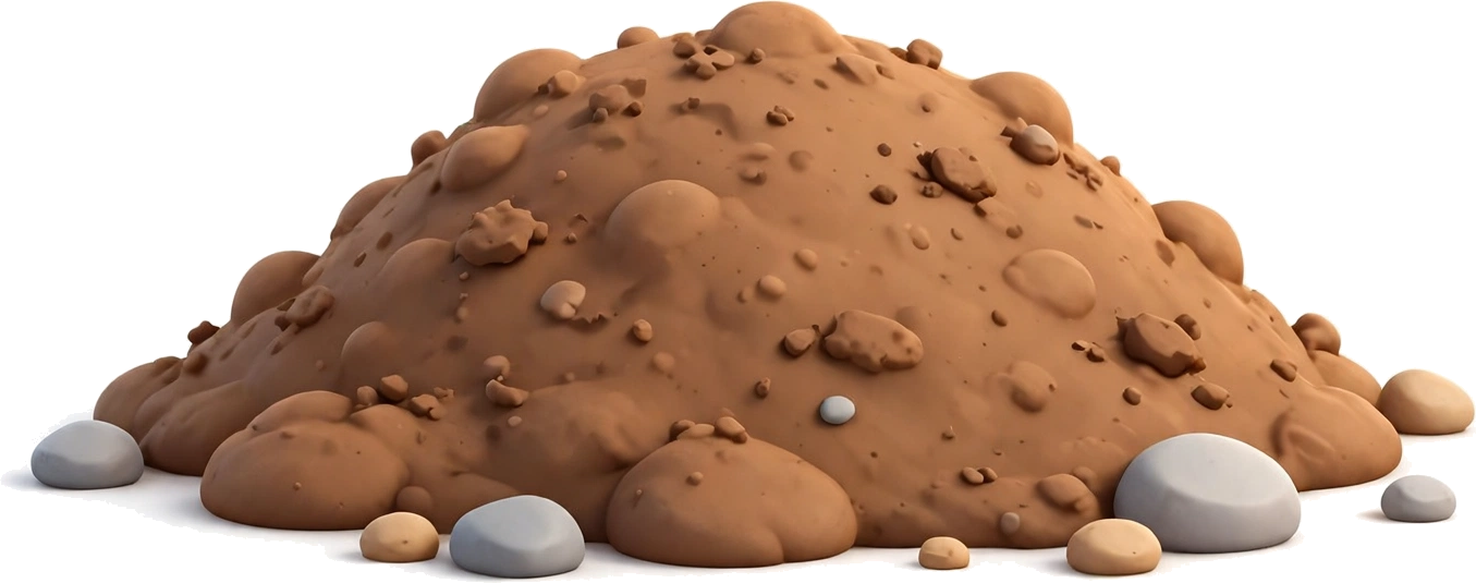 Dirt mound