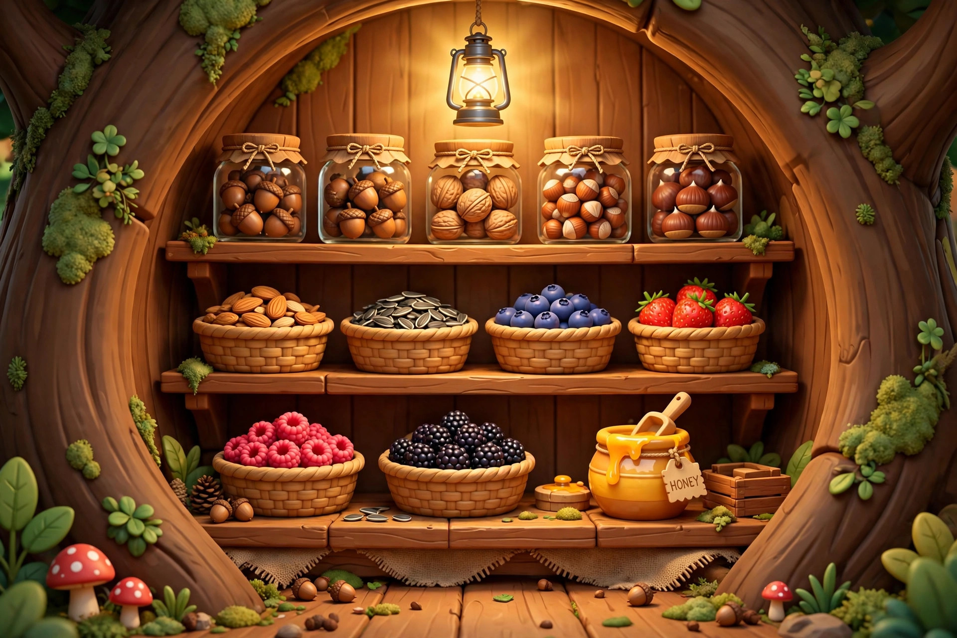 Inside the pantry